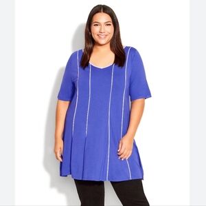 NWT Avenue Women's Casual Day To Night Tunic Top 26/28